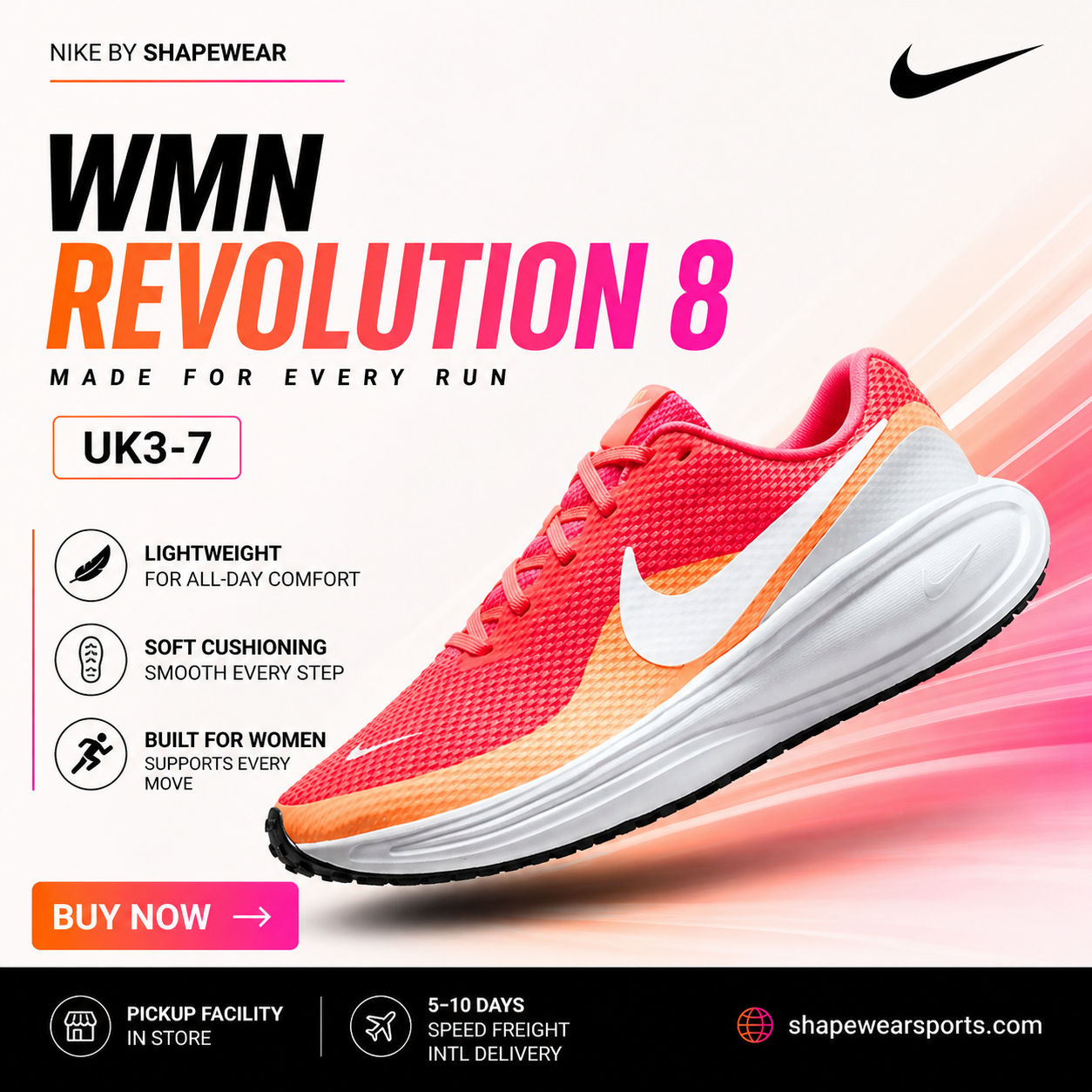 Nike WMN Revolution 8 Running Shoes