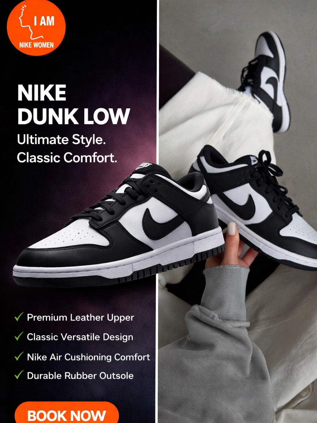 Nike Dunk Low Black White – Panda Classic Sneakers