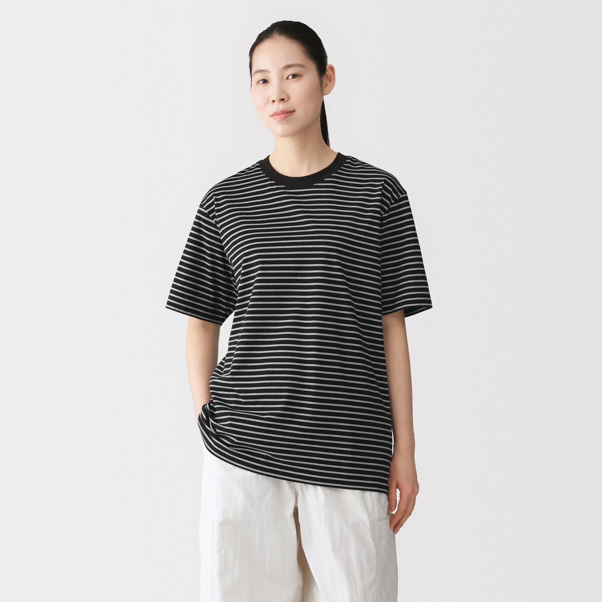 NIKE DRI-FIT STRIPE TEE | PERFORMANCE T-SHIRT | NIKE BY SHAPEWEAR