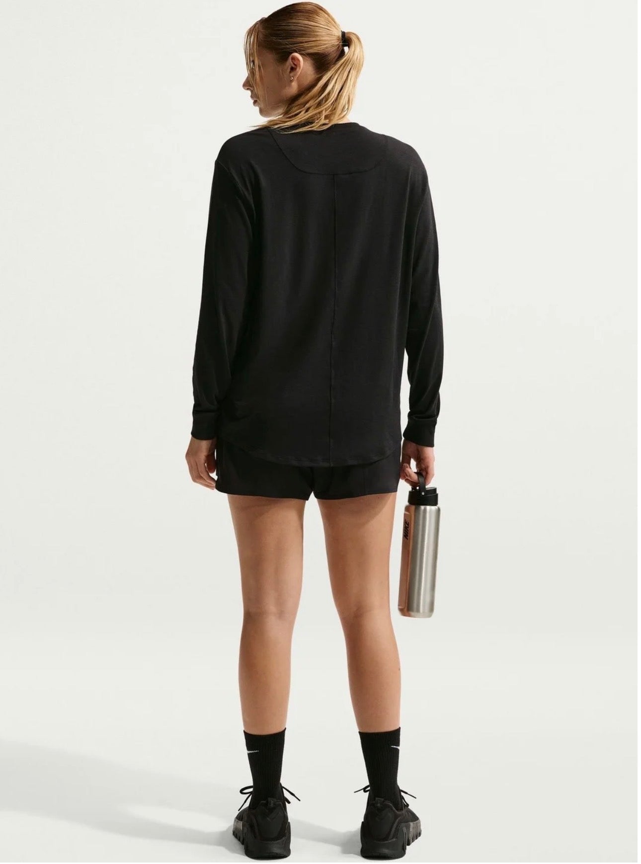 NIKE WOMEN DRI-FIT RUNNING SHORTS BLACK