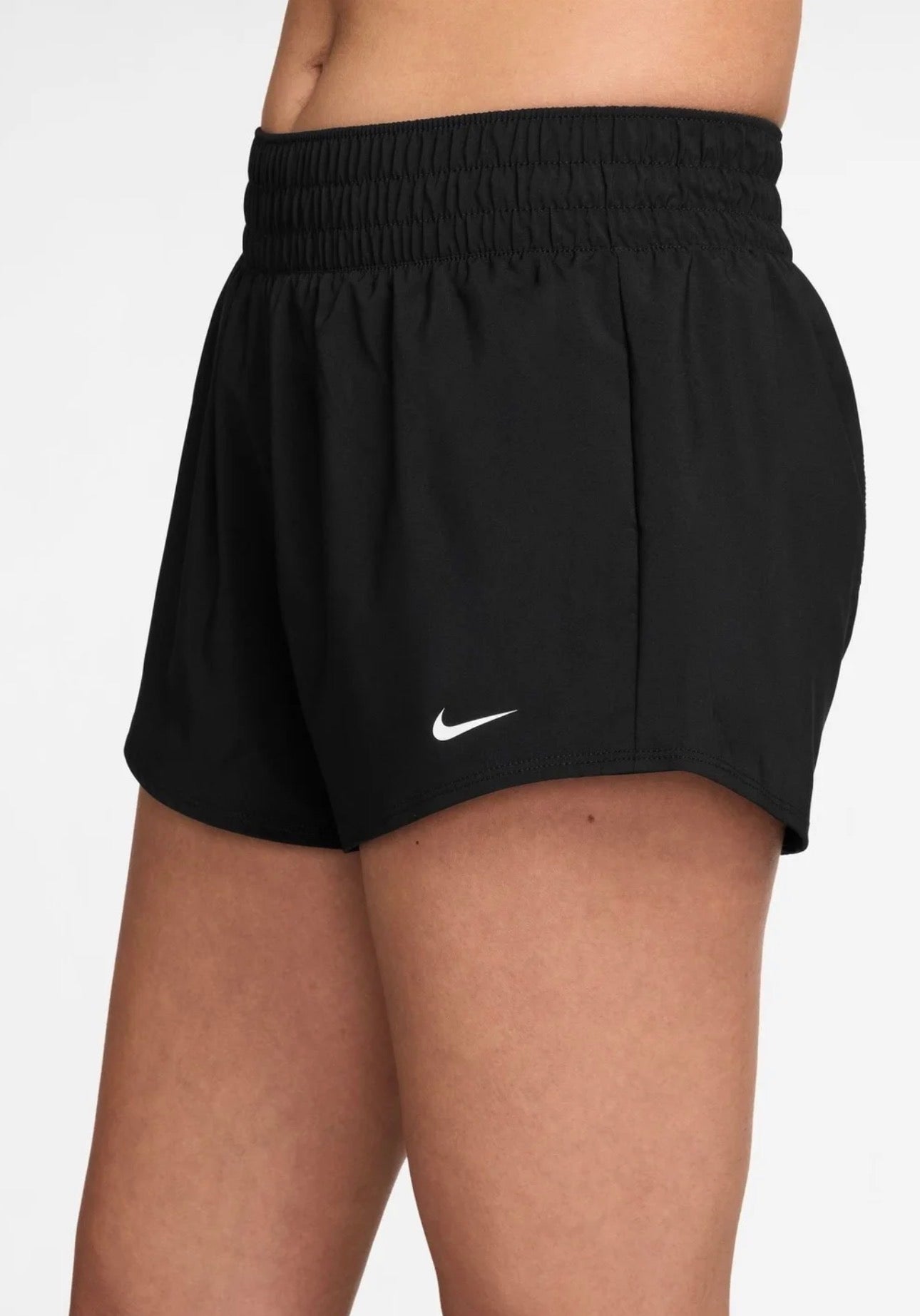 NIKE WOMEN DRI-FIT RUNNING SHORTS BLACK