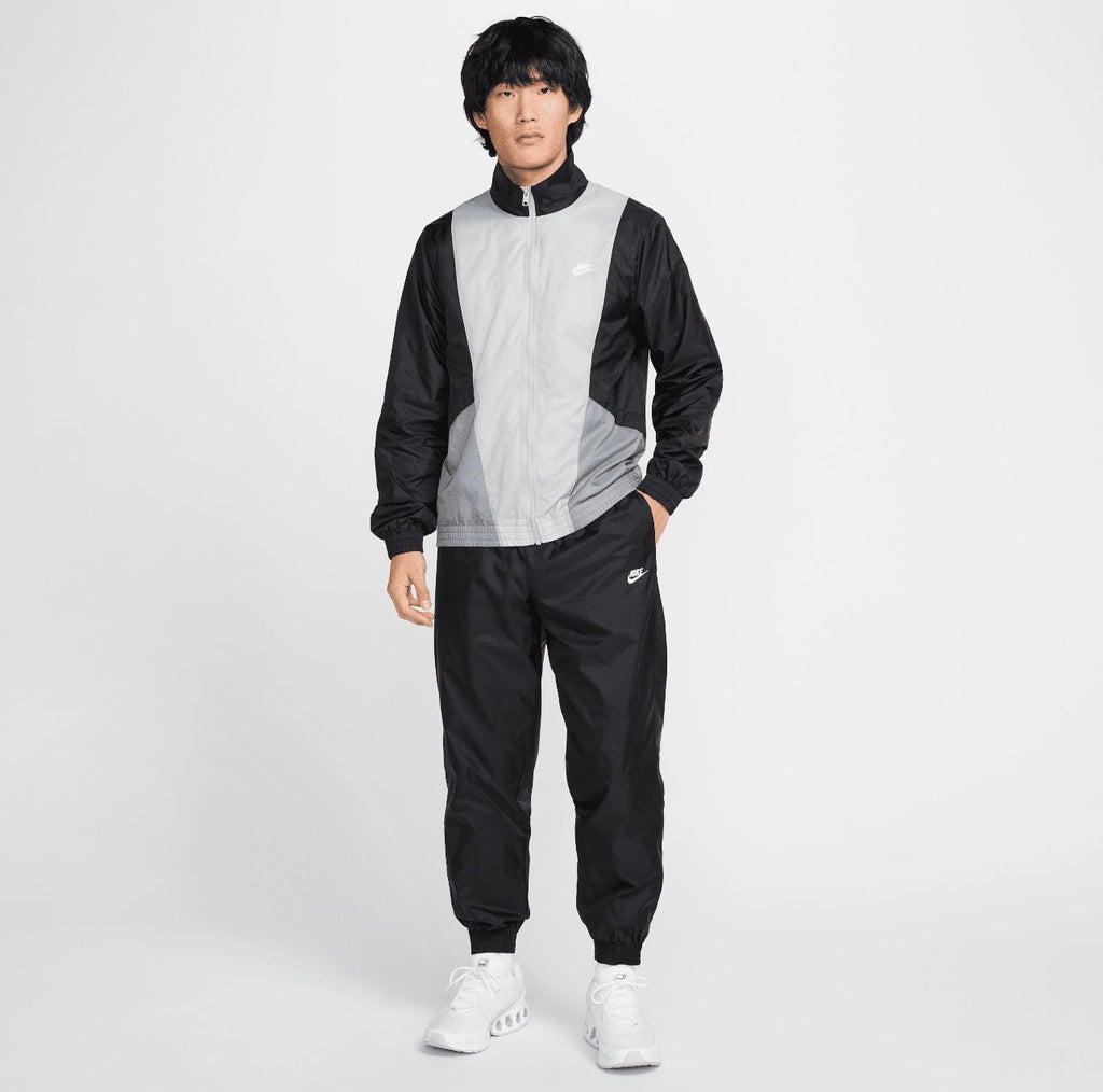 Nike Sportswear Woven Track Suit Set – Black/Grey