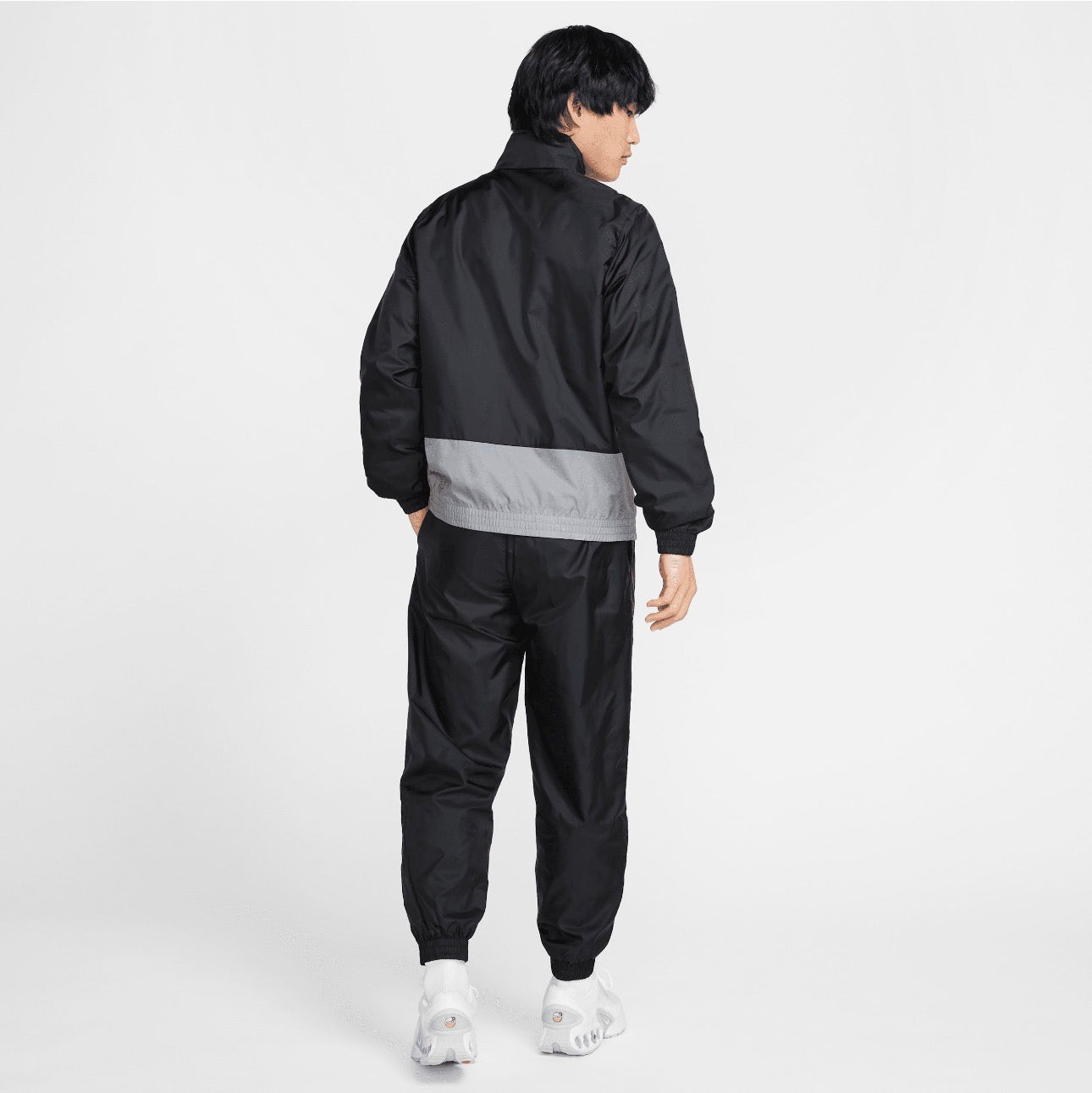 Nike Club Woven Track Suit Black Grey HJ1986-010 Men's Sportswear Set