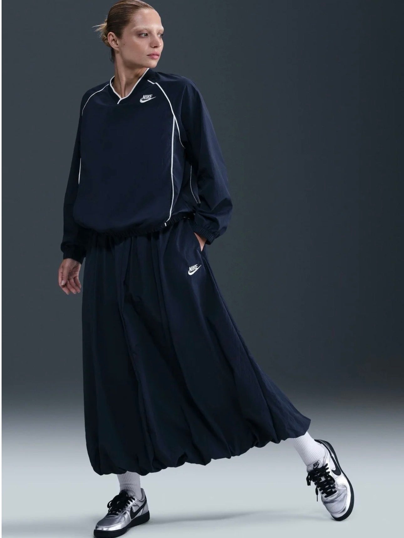 Nike Sportswear Women's Balloon Maxi Skirt Blue/Black