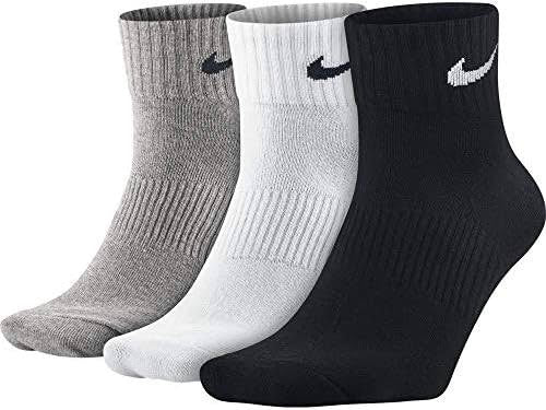 Nike Performance Cushion Crew Training Socks (3 Pairs) – Grey White Black | SX4704-901
