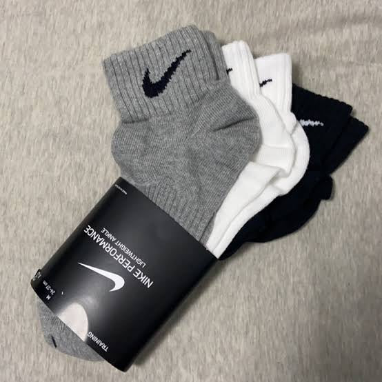 Nike Performance Cushion Crew Training Socks (3 Pairs) – Grey White Black | SX4704-901