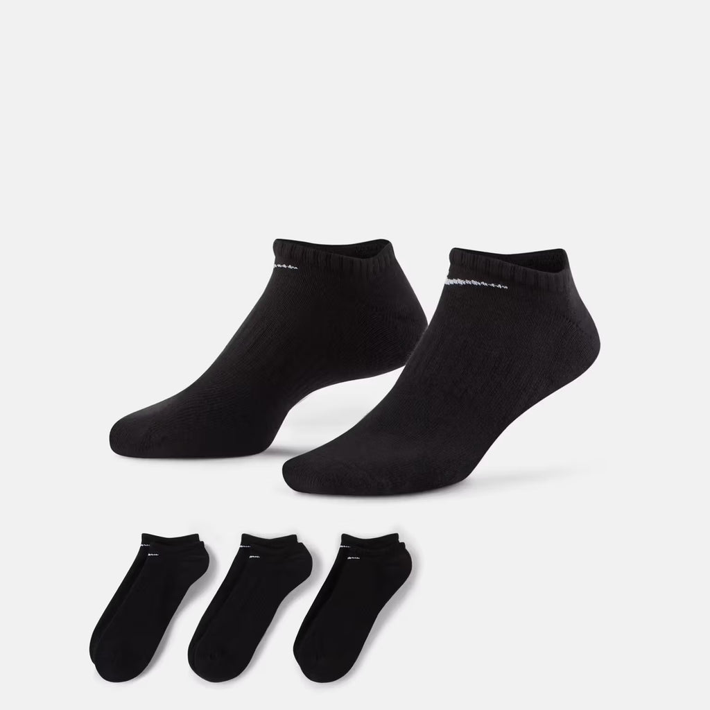 Nike Everyday Plus Cushioned No-Show Socks (3 Pairs) – White Grey Black | SX7678-901