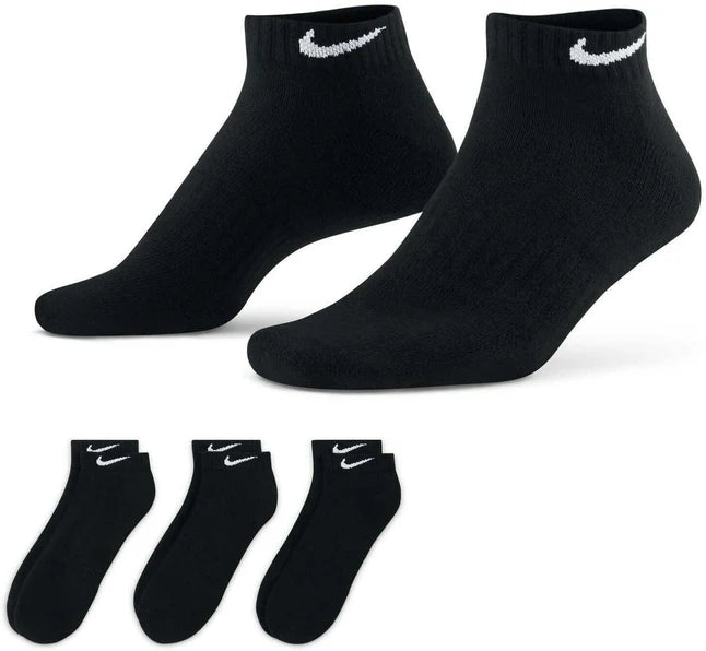 Nike Everyday Plus Cushioned No-Show Socks (3 Pairs) – White Grey Black | SX7678-901