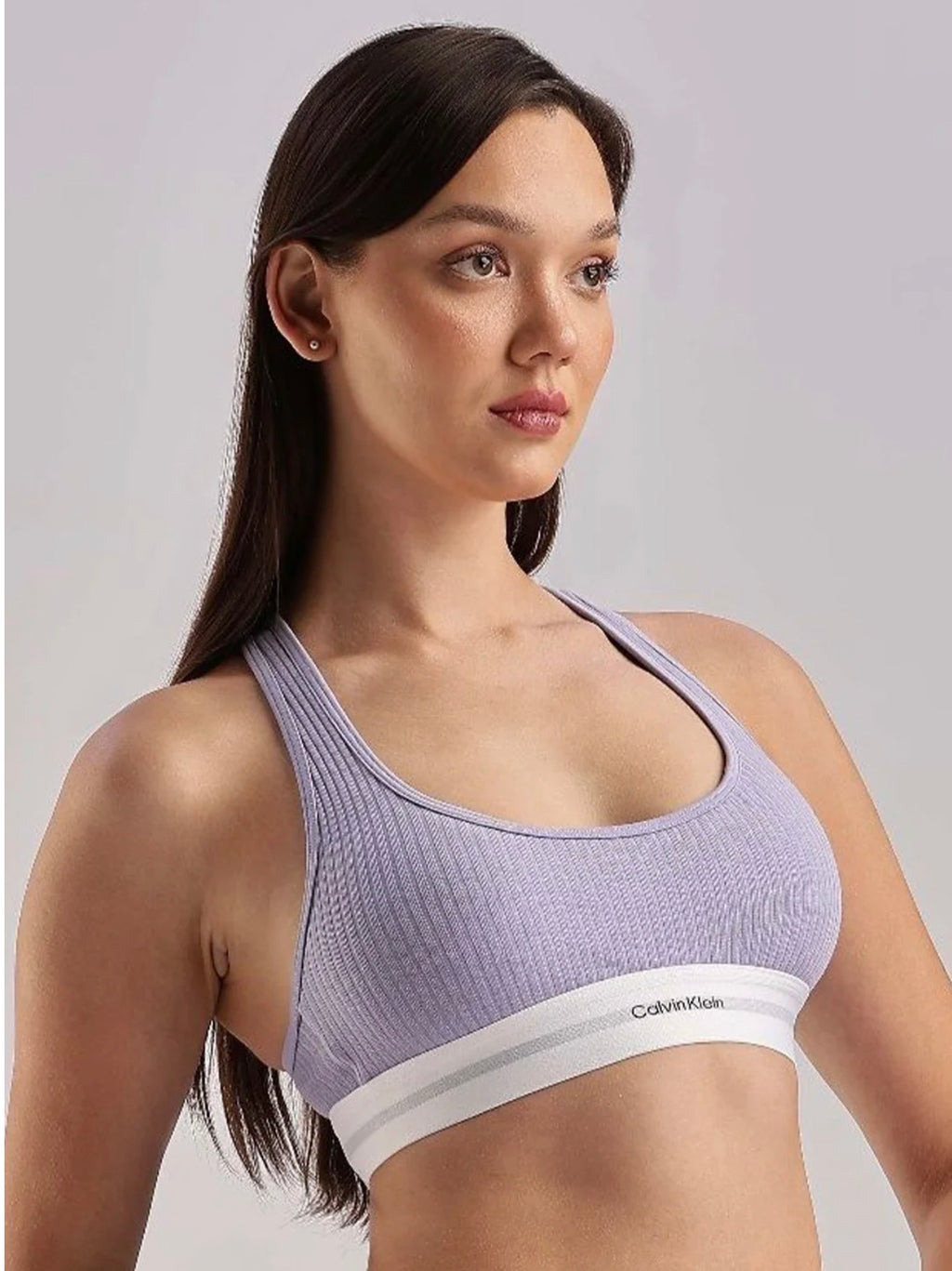 Calvin Style Women’s Seamless Shapewear Set – Modern Cotton Stretch Bra & High-Rise Brief