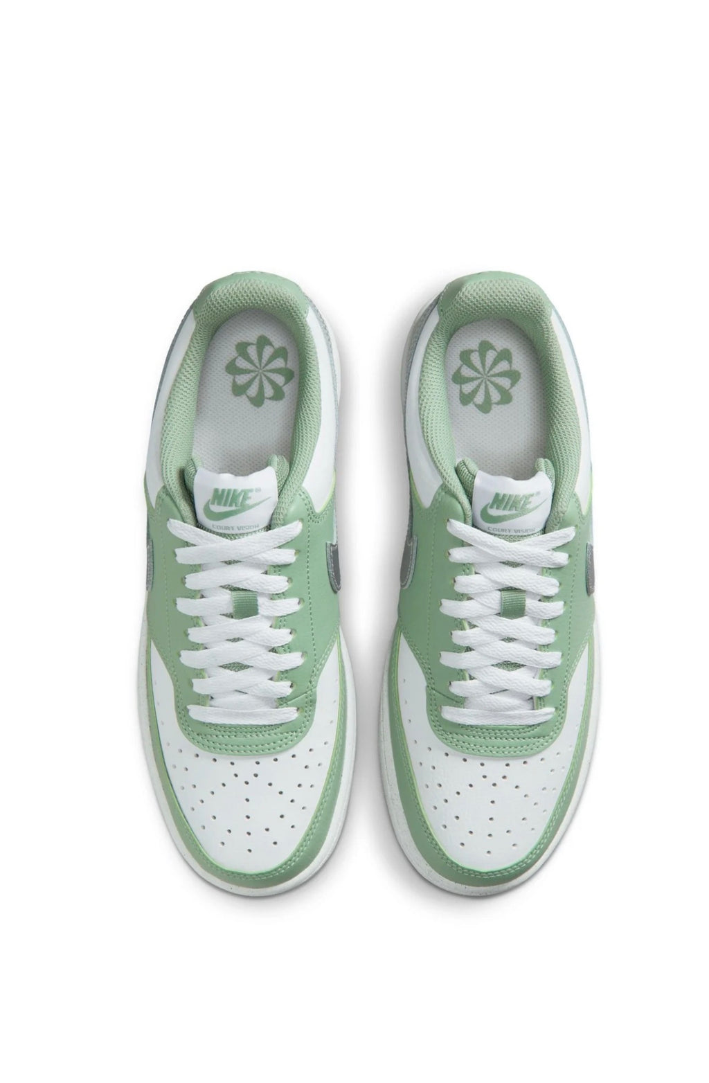 NIKE COURT VISION LOW NEXT NATURE WHITE / GREEN
