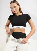 Calvin Klein Modern Cotton Short Sleeve Crop Top