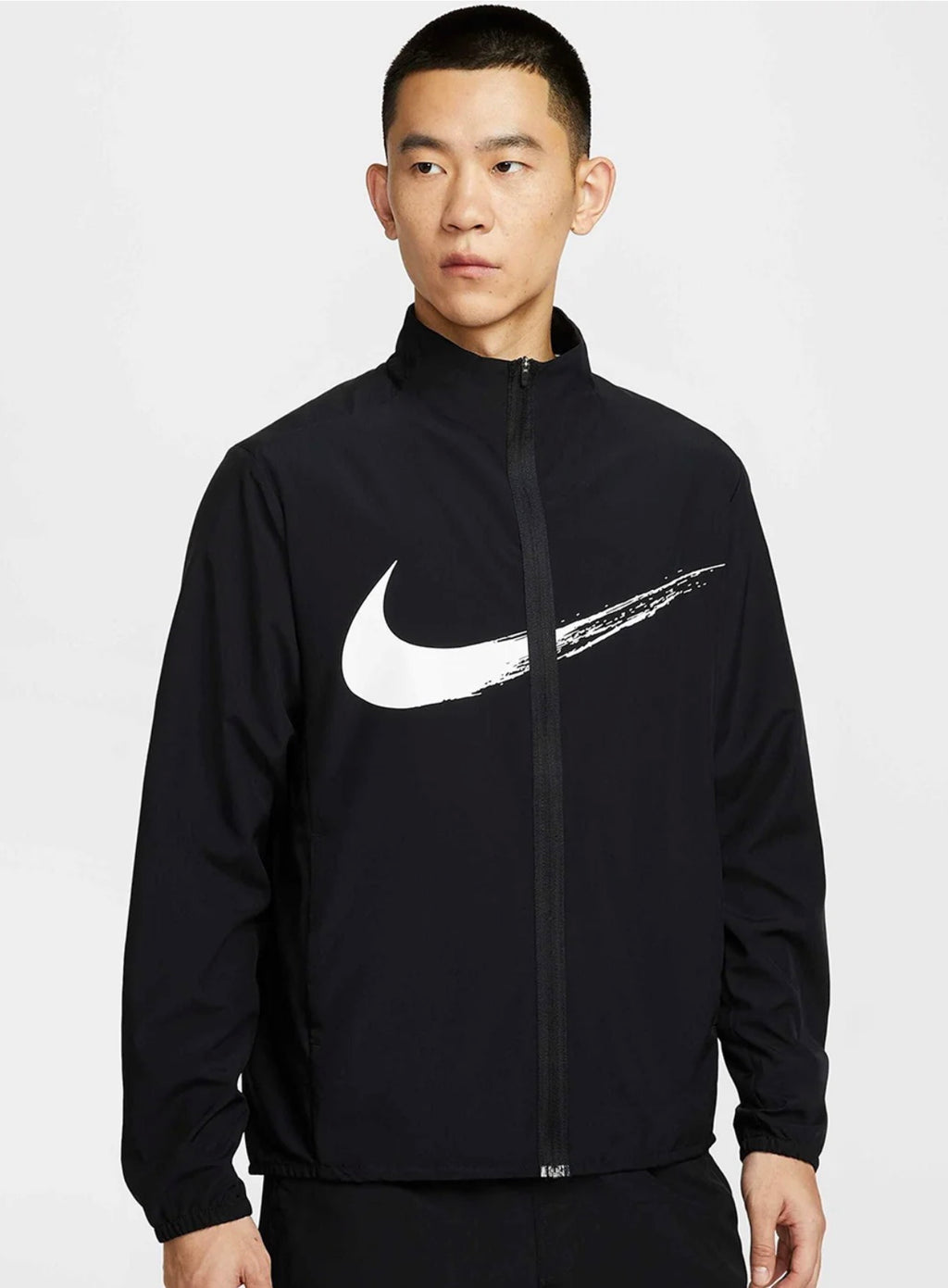 Nike Men Sportswear Swoosh Jacket & Shorts Set – Black