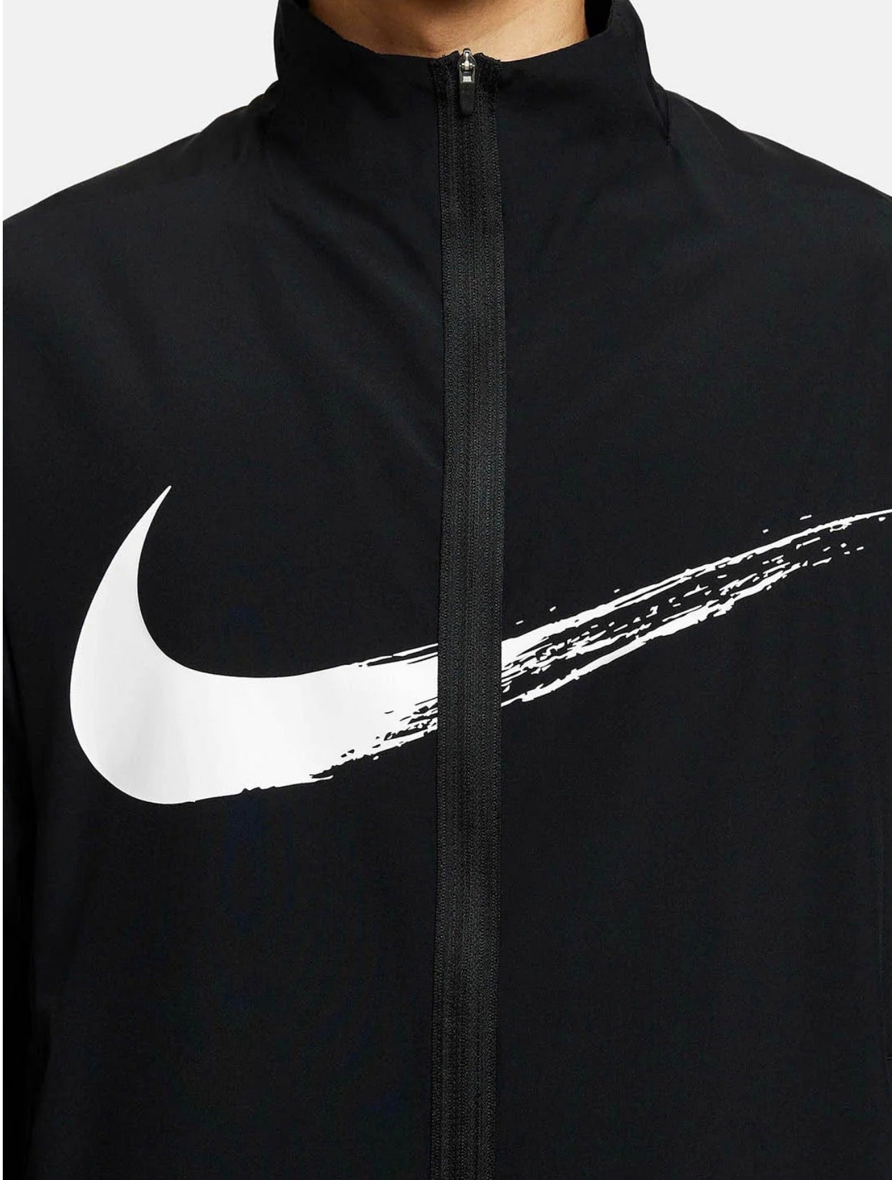 Nike Men Sportswear Swoosh Jacket & Shorts Set – Black