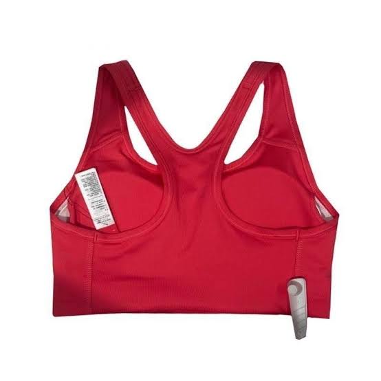 Nike Swoosh Sports  White Logo Bra