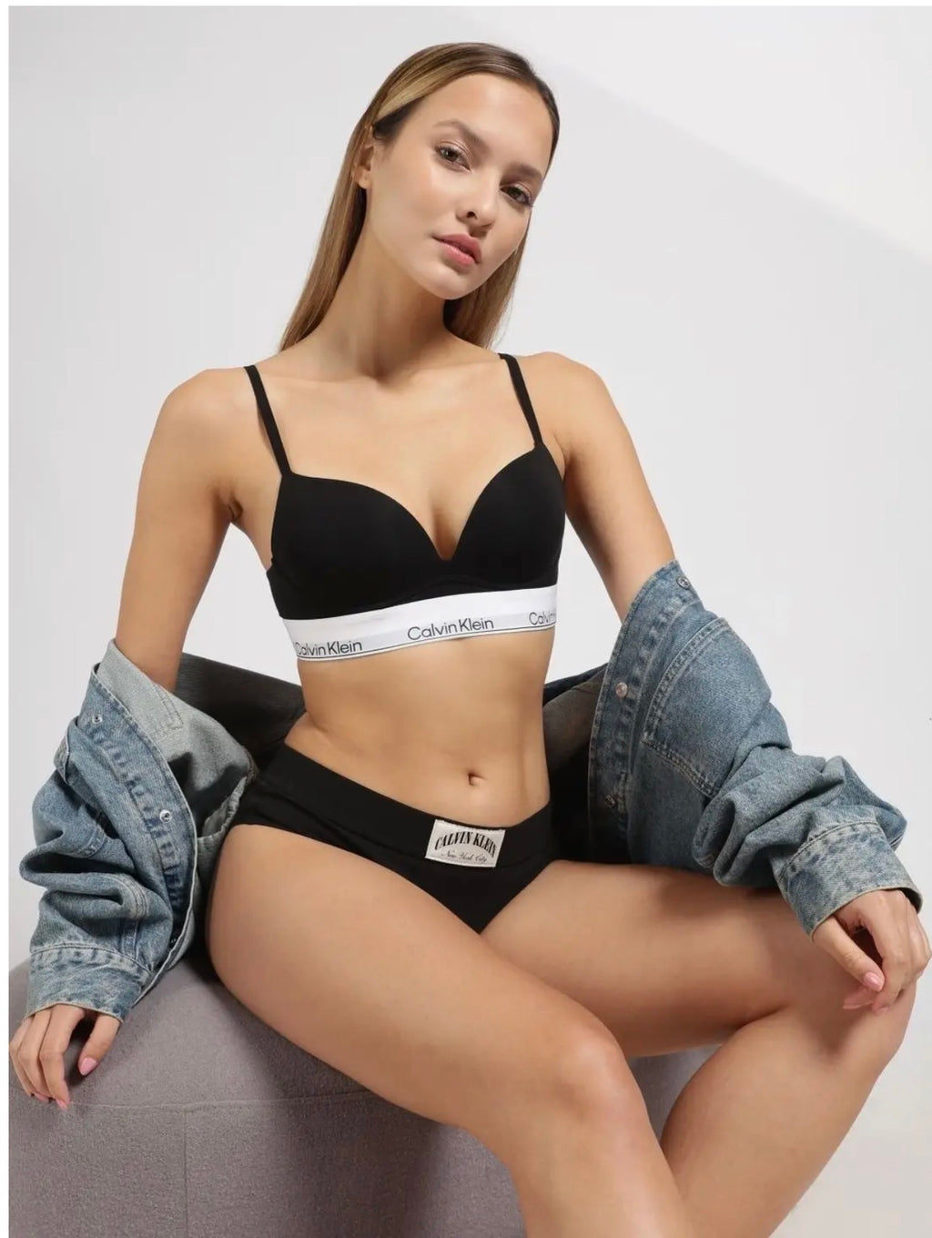 CALVIN KLEIN MODERN COTTON BRA SET